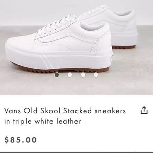 SOLD‼️ Vans Old Skool Platform Shoes